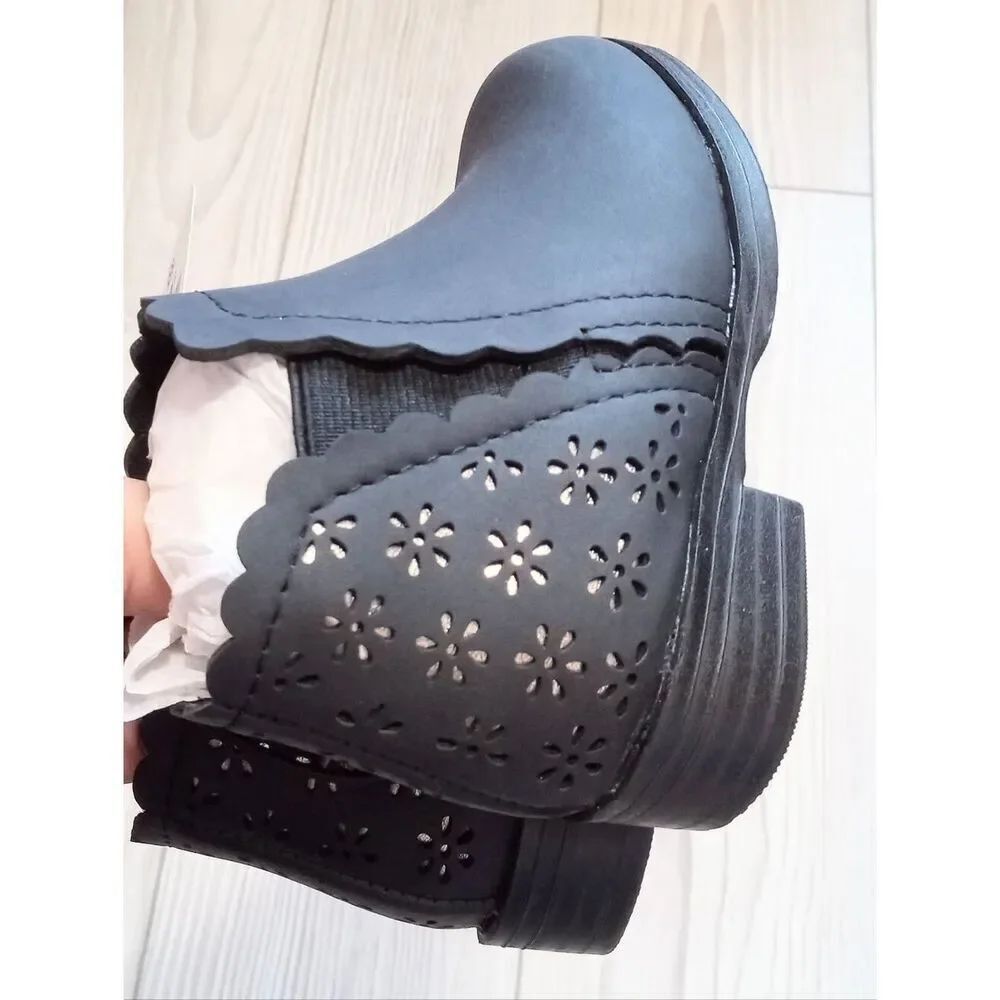 (W-4767) Thereabouts Toddler Girls Pima Flat Heel Booties Sz 5 - Picture 5 of 12